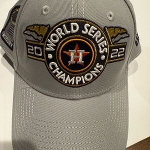Houston Astros World Series Champions 2022 Gray Cap